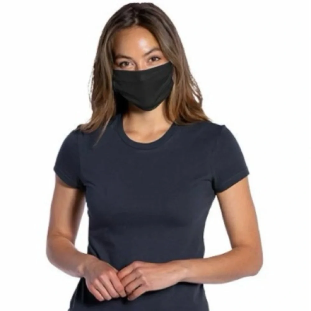 ⭐️ Port Authority Dark Blue Reusable Cotton Face Masks 5 Pack